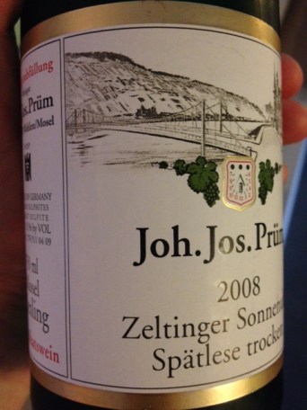 Riesling Sonnenuhr Spätlese trocken 2008 - Joh. Jos. Prüm