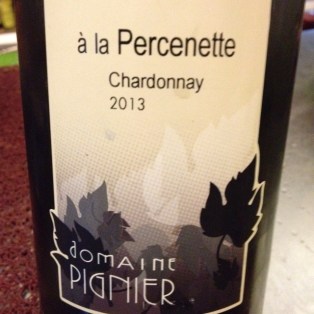 Cotes du Jura "à la Percenette" Chardonnay 2013 - Domaine Pignier