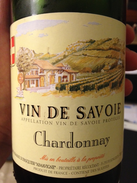Vin de Savoie Chardonnay 2013 - Domaine Dupasquier