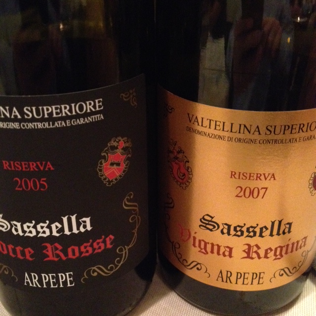 Sassella Riserva "Rocce Rosse" 2005 e Sassella Riserva "Vigna Regina" 2007 - AR PE PE