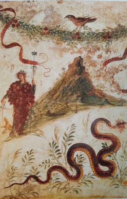 Bacco e il Vesuvio, Casa del Centenario (Pompei); 68 - 79 d.C.