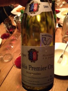 Chablis Montmains 1er cru 2009 - Guy Robin