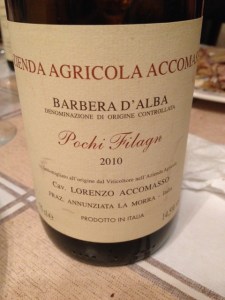 Barbera d'Alba "Pochi Filagn" 2010 - Accomasso
