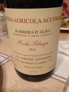 Barbera d'Alba "Pochi Filagn" 2011 - Accomasso