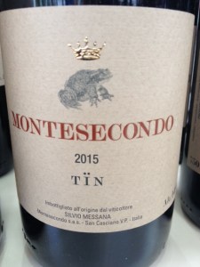 Sangiovese "TÏN" 2015 - Montesecondo