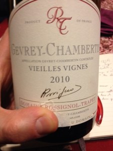 Gevrey-Chambertin v.v. 2010 - Rossignol-Trapet