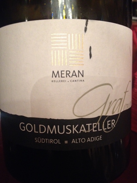 Alto Adige Goldmuskateller Graf 2015 - Meran