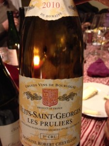 Nuits-Saints-Georges "Les Pruliers" 1er cru 2010 - Robert Chevillon