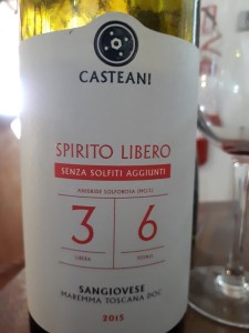 Maremma Toscana Sangiovese "Spirito Libero" 2015 - Casteani
