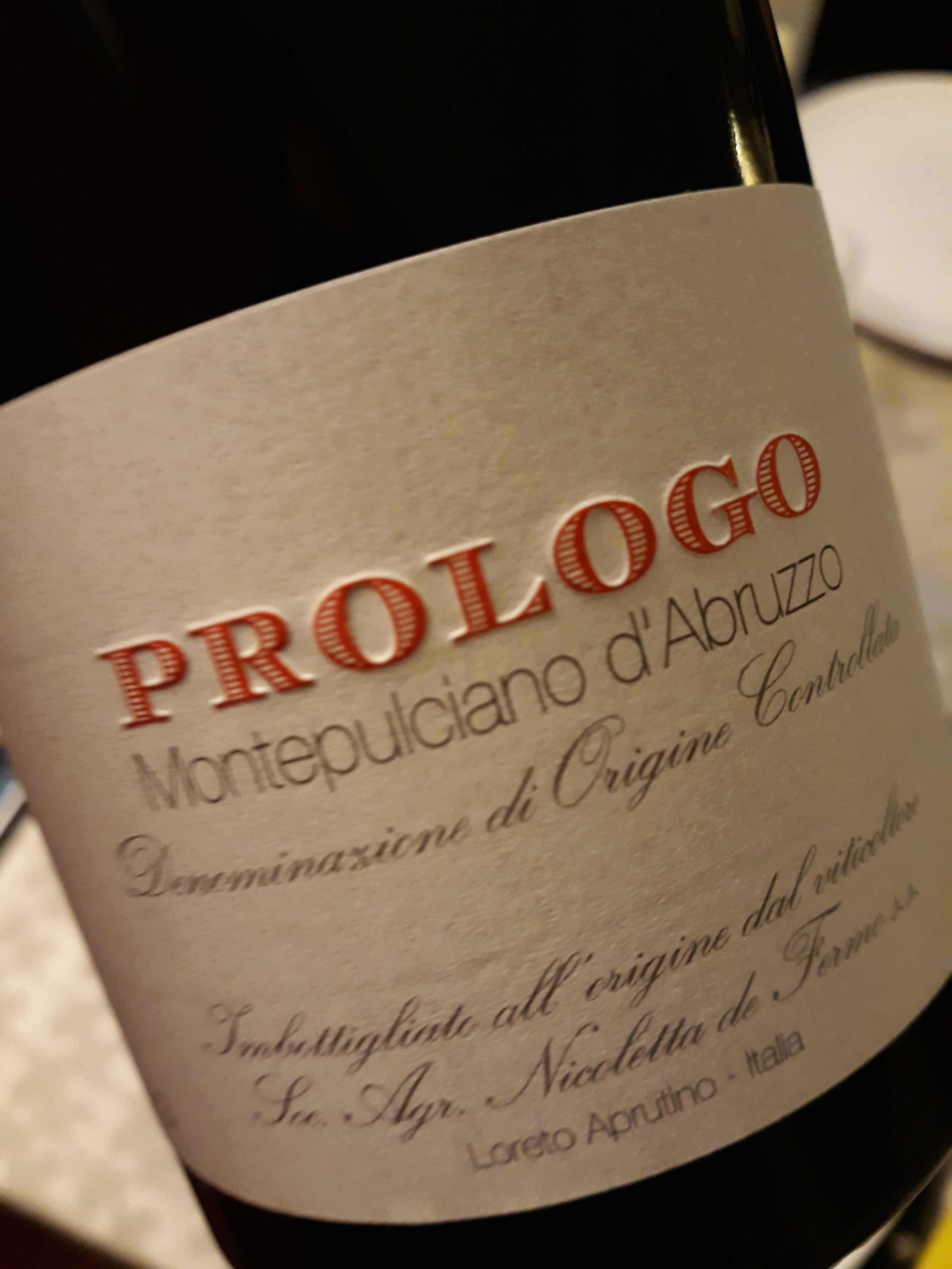 Montepulciano d'Abruzzo "Prologo" 2014 - De Fermo