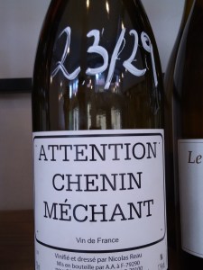 Attention Chenin Méchant - Nicolas Reau