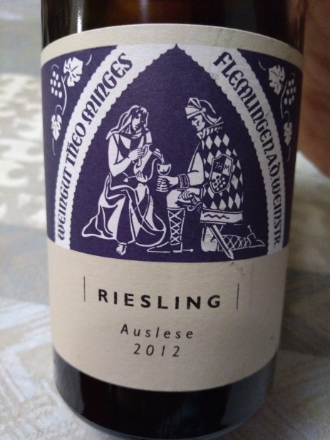 Pfalz Riesling Auslese 2012 - Theo Minges