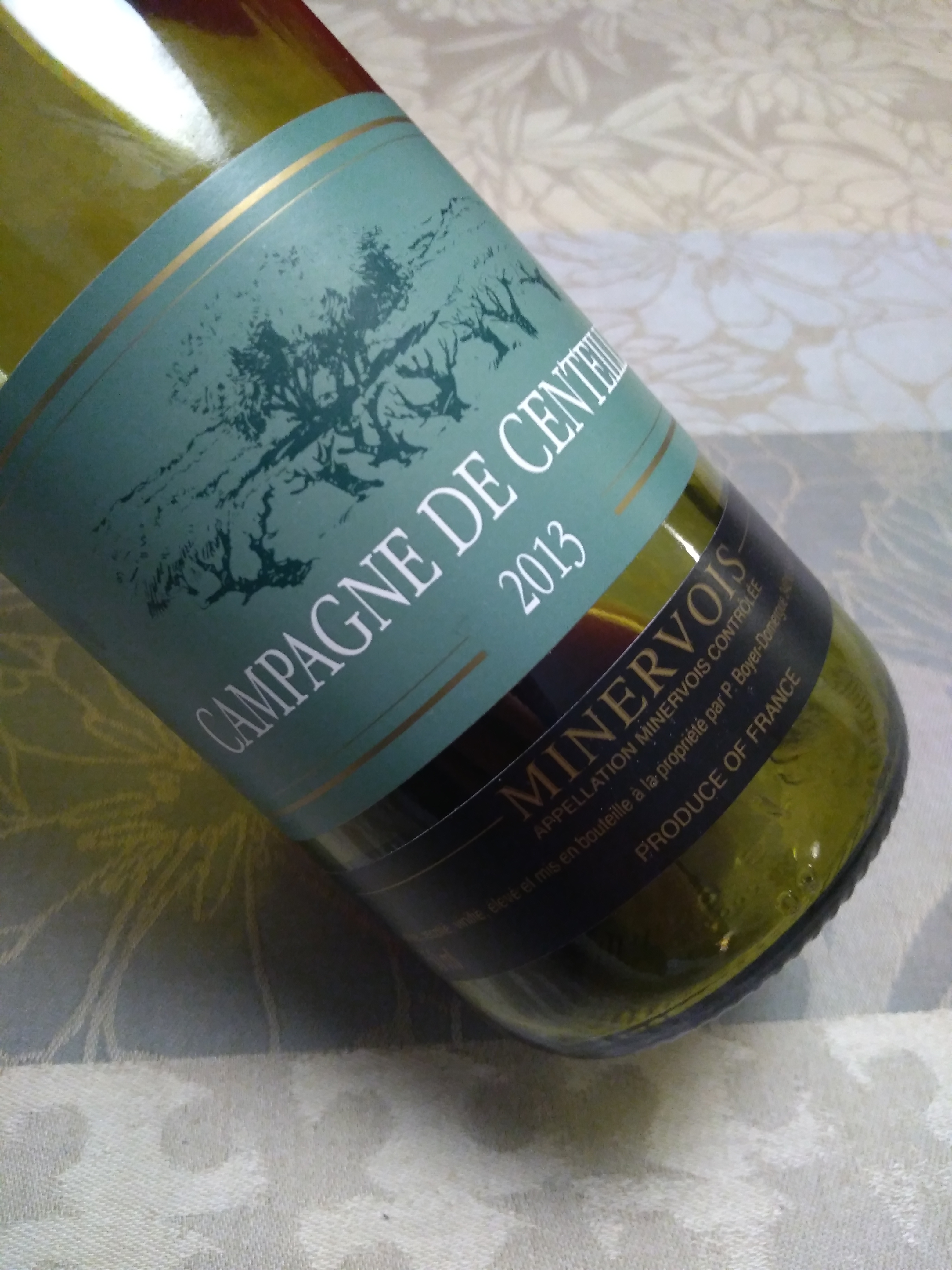 Minervois AOC "Campagne de Centeilles" 2013 - Clos Centeilles