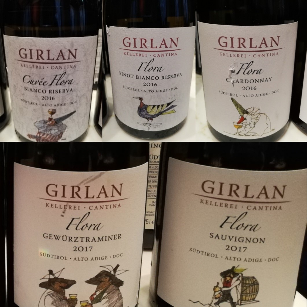 Girlan, i vini bianchi
