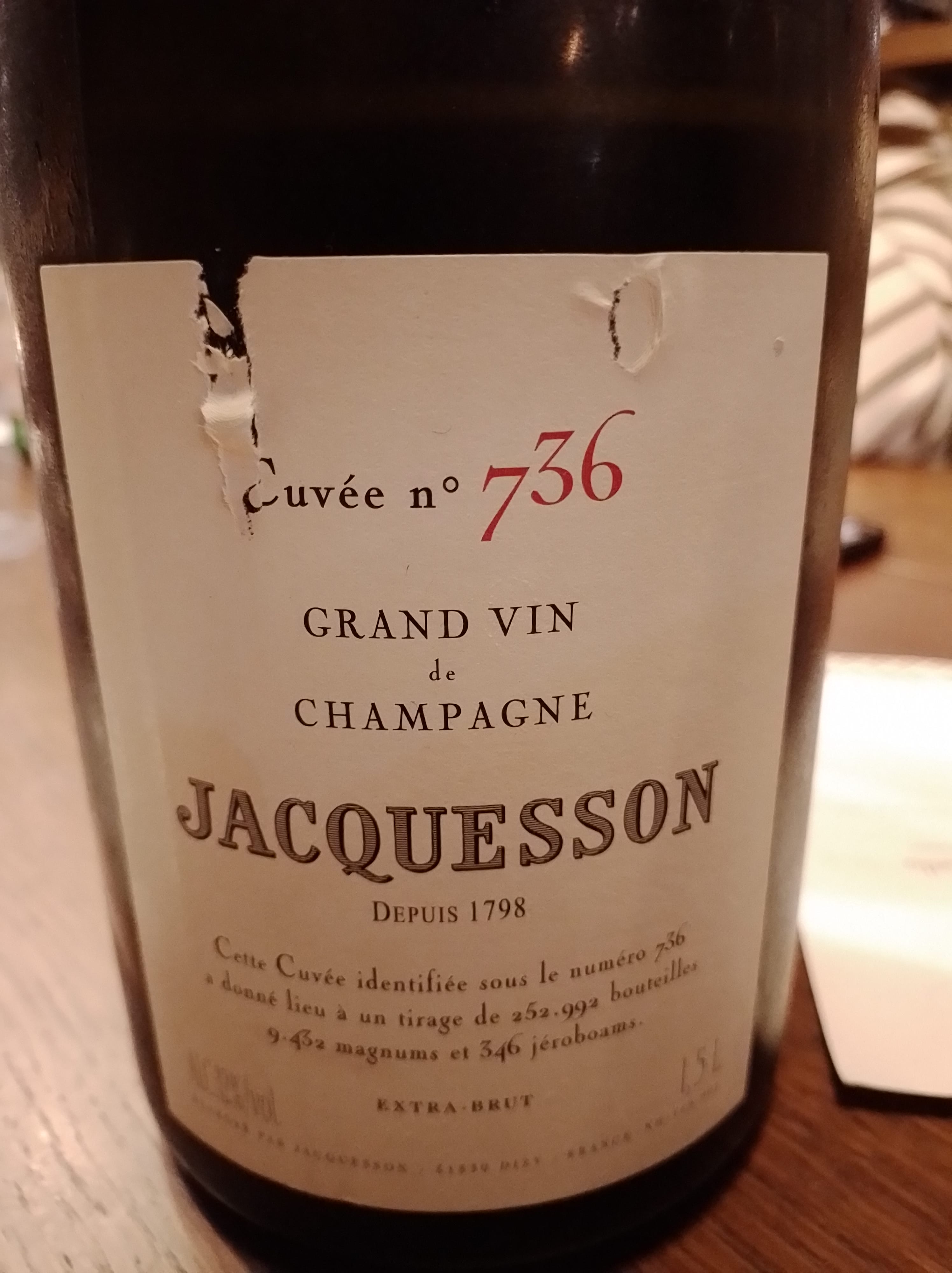 Champagne 736 Jacquesson